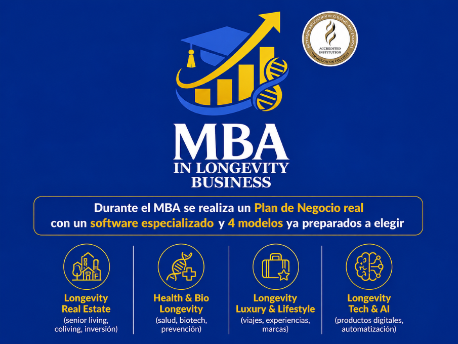 MBA in Longevity Business con cuatro modelos de negocio