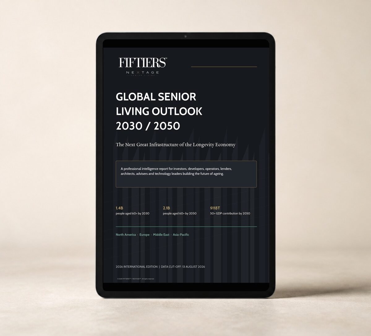 FIFTIERS™ × NEXTAGE™ Global Senior Living Outlook 2030/2050