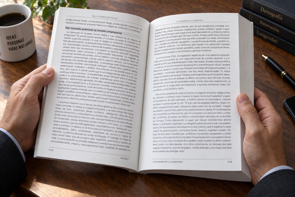 Lectura del apartado Del mercado potencial al modelo empresarial de La Economía de la Longevidad